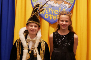 Jeugdprins Thijs en Jeugdprinses Puck